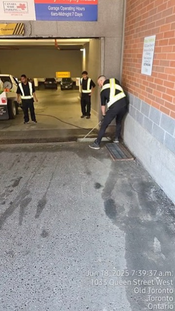 Parking Garage Cleaning